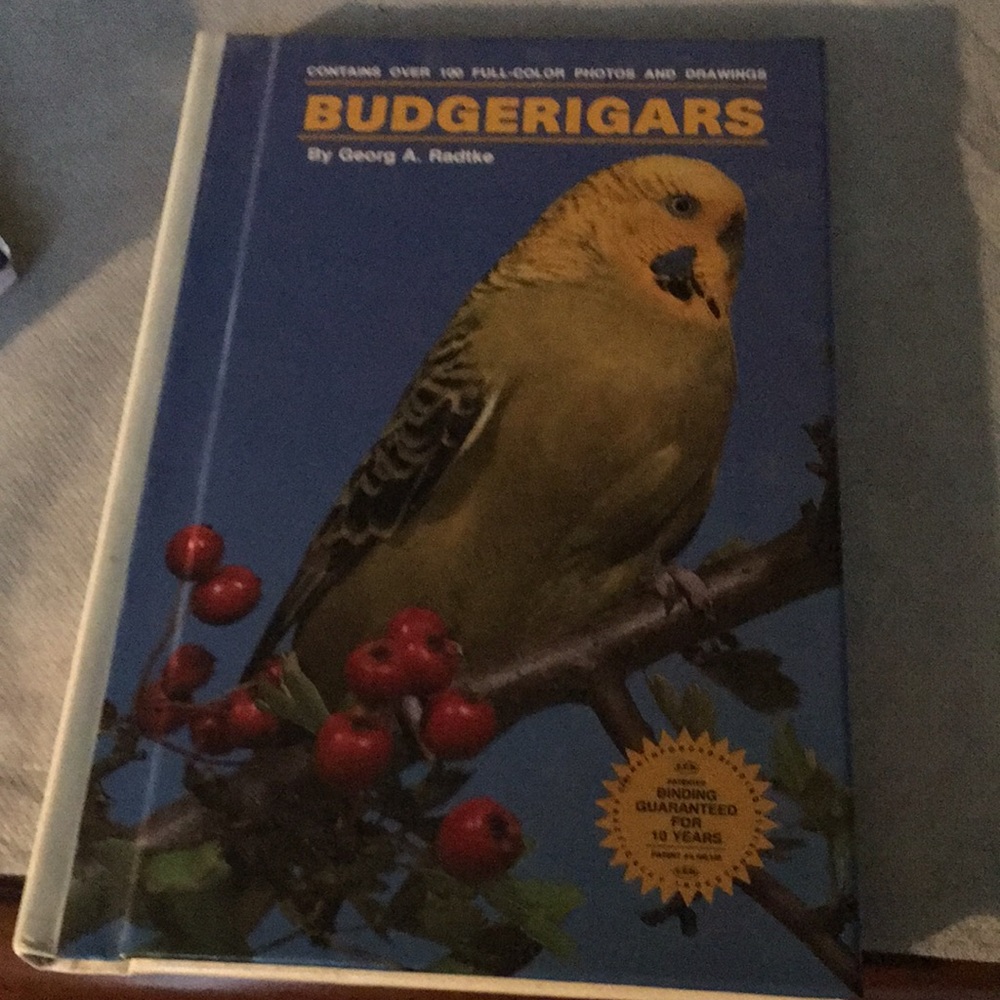 “Budgerigars” Hardcover manual